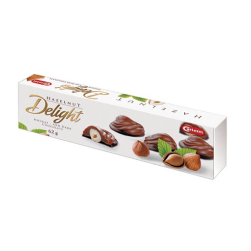 Carletti Delight Liesko-orieškový čokoládový dezert na darček 62g