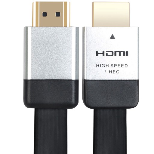 2M plochý HDMI kábel FULL HD 1080p 4K UHD SLIM 3D