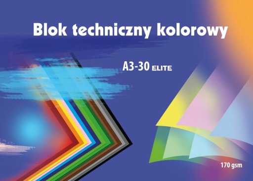 ELITE A3-30 farebný technický blok