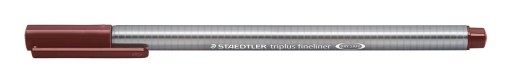 triplus jemná linka, trojuholníková, 0,3 mm, čokoláda,