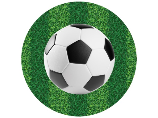 Papierové taniere Futbal 18cm 6ks Narodenin