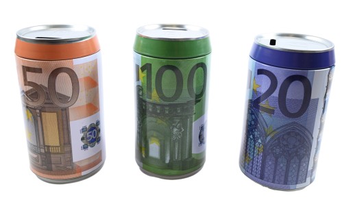 EURO MÔŽE KRABIČKA MINCE BANKOVKY RÔZNE DIZAJNY