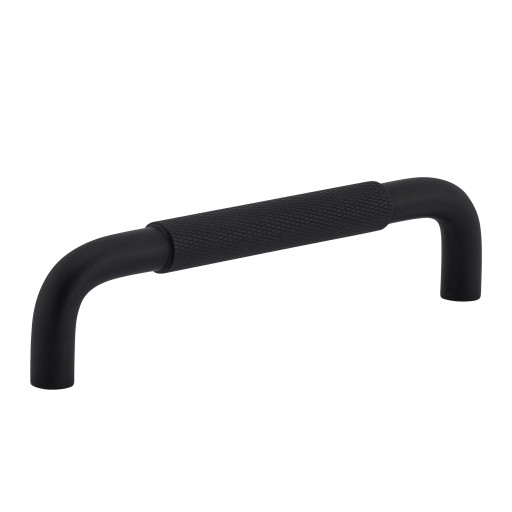 RÚČKA NÁBYTKU SANTI, MAT ČIERNA 160MM HVYT, OTOČNÁ, MODERNÁ
