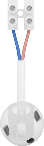 Svietidlo E27 s káblom 15 cm a kockou