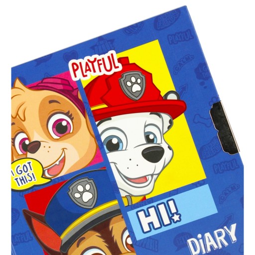Zápisník Paw Patrol pre chlapca s visiacim zámkom