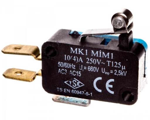 MINIATÚRNY KONCOVÝ SPÍNAČ 1R 1Z PÁČKA