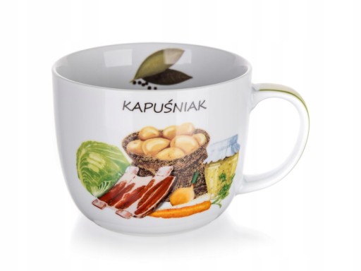 VEĽKÝ hrnček NA POLIEVKU 730 ML KAPUSTA