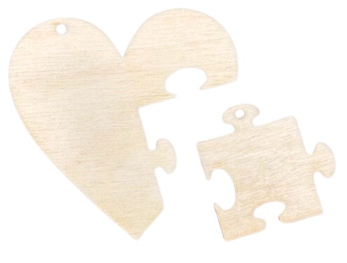 DREVENÝ KRÚŠOK NA KĽÚČENSTVO PRE PÁRY SRDCE KĽÚČENSTVO PUZZLE PREHLIADKA KĽÚČ.