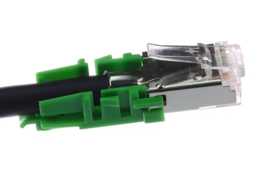 Telegartner Zástrčka s krytom RJ45 6A, zelená