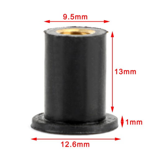 Hliníkové skrutky na kapotáž okien M5 x 15 mm