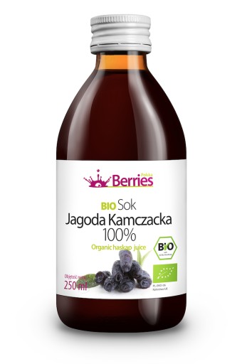 BIO Jagoda Kamczacka 100% bio šťava 250 ml