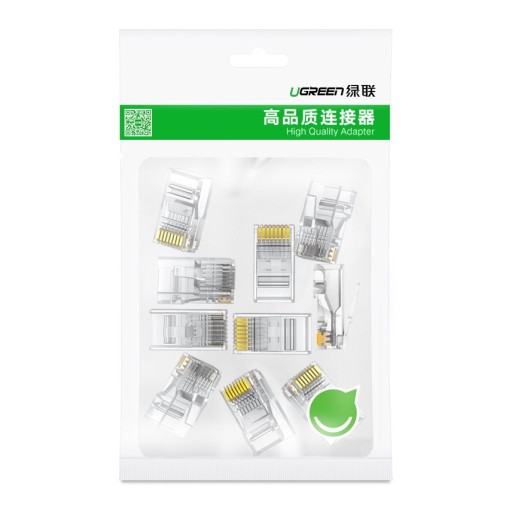 UGREEN 10x KONEKTOR ZÁSTRČKY RJ45 8P8C Cat 6