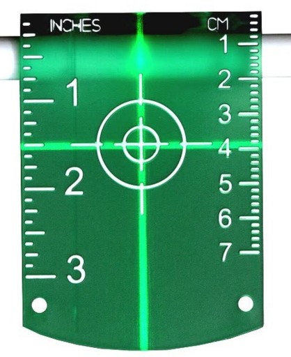 LASEROVÝ CIEĽOVÝ ŠTÍT ZELENÁ MAGNETICKÁ PLATŇA