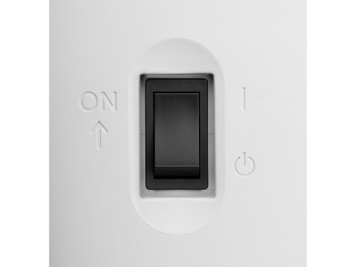 MINI VYPÍNAČ NA NÁBYTOK OKRUHÝ, BIELY ZAP/VYP PRE LED