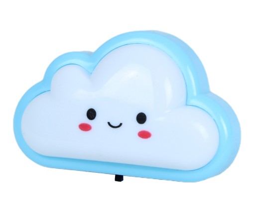 CLOUD LED nočná lampa pre zásuvkový kontakt