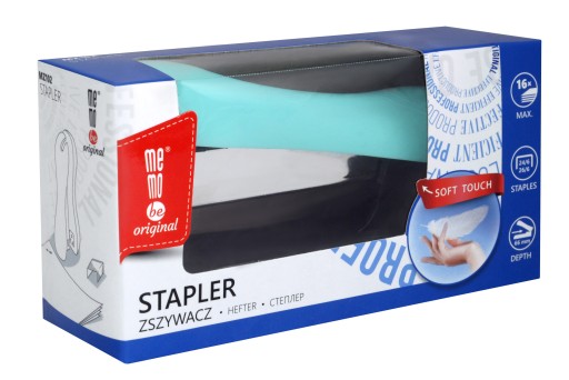 24/6 MemoBe zošívačka mäkká na dotyk, mätový pastel
