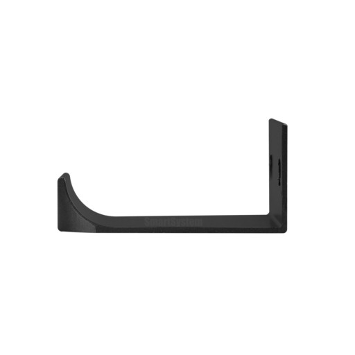 Okrajová nábytková úchytka AL66 BORDO 96mm Matte Black
