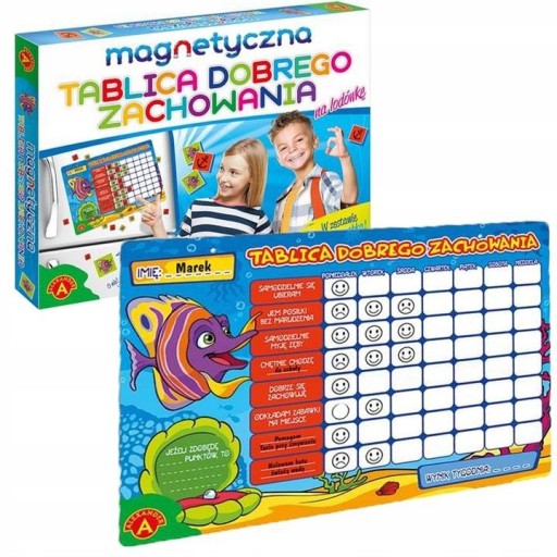 Magnetická doska s dobrým správaním, ALEXANDER
