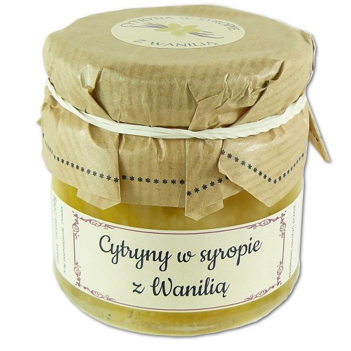 CITRÓNY S vanilkou citrón v sirupe ČAJ 200g