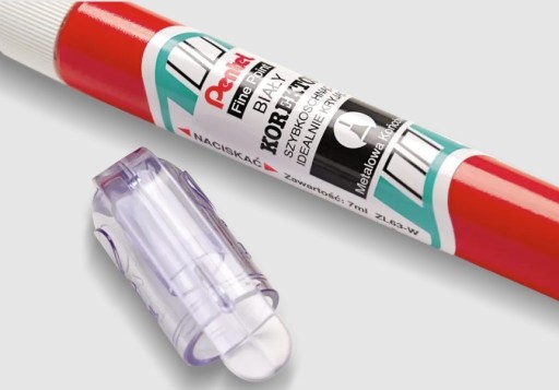 Korektorové pero Pentel ZL63 s kovovým hrotom