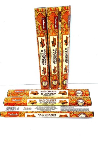 Vonné tyčinky Tulasi Nag Champa - ŠKORICA - Škorica