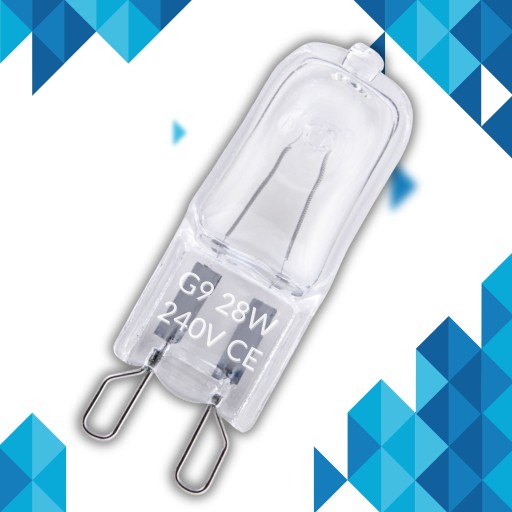 Halogénová žiarovka G9 28W = 35W Vlákno 230V 240lm Vložka kapsuly Halogén