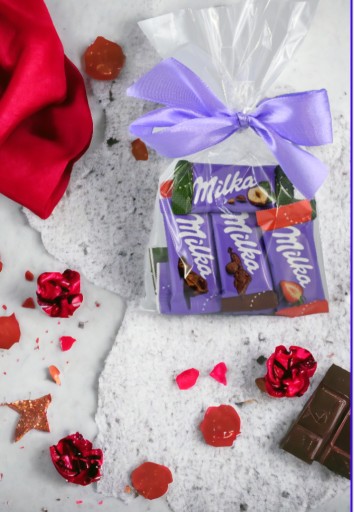 Darček ku DŇU ŽIEN Milka Naps čokolády, 10 kusov, dievčatá, dámy, deti