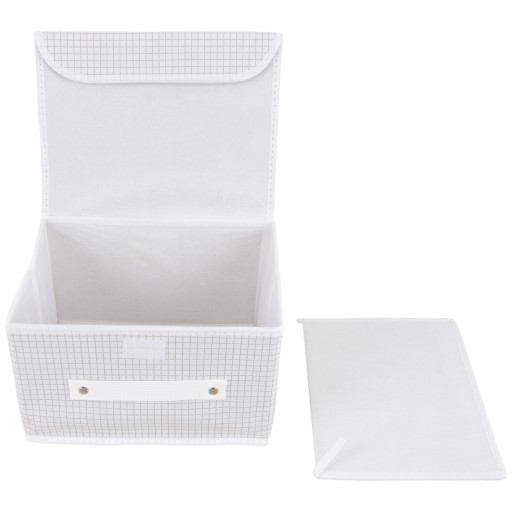 NÁDOBA SO SUCHÝM CESTOM NA ORGANIZÁTOR PRÁDLA TEXTILNÁ KRABIČKA NA ŠATNÍK 26x20x16
