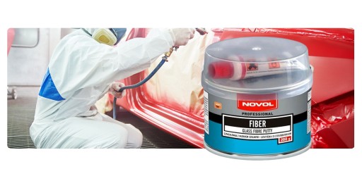 Tmel na auto vystužený sklolaminátovým tmelom Novol 200g