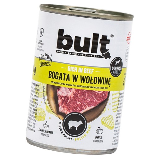 BULT CAN WET FOOD HOVÄDZIE 800G