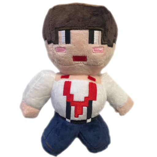 MINECRAFT PLYŠOVÝ MASKOT MALÉ DIEŤA STEVE - PERFEKTNÝ DARČEK