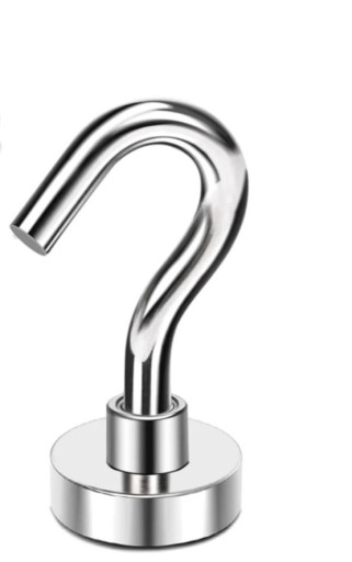 NEODYMIOVÝ MAGNET S HÁČKOVÝM HÁKOM VEŠIAK 2 KG
