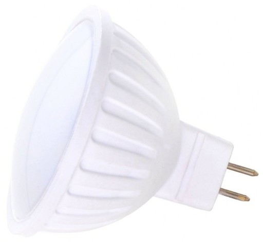 JAK 35W LED ŽIAROVKA 12 SMD MR16 12V AC/DC LED GU5.3 teplá biela