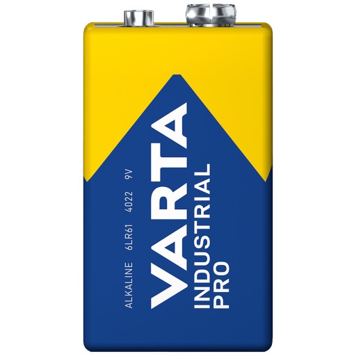 VÝKONNÁ ALKALICKÁ BATÉRIA 9V 6LR61 INDUSTRIAL PRO