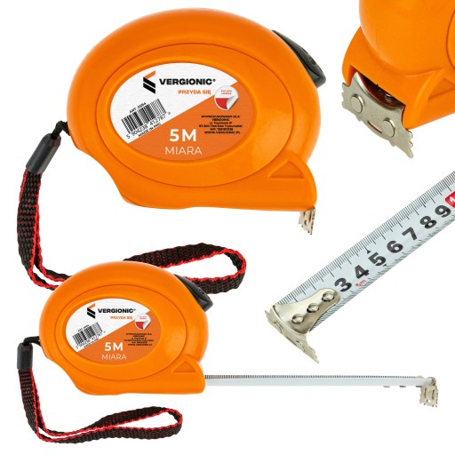 Zvinovací meter, 5m zvinovací meter, zvinovací meter, magnet