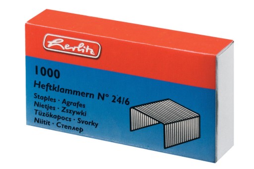 Sponky NR24/6 1000 kusov, HERLITZ