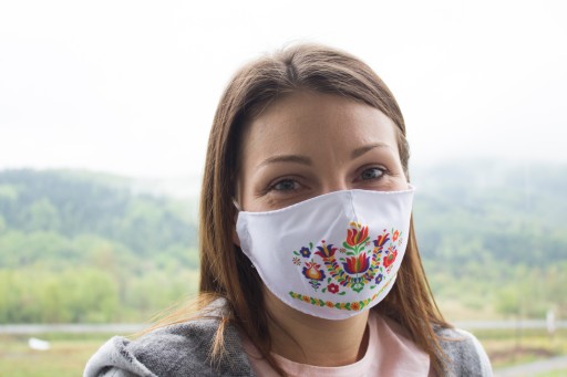 Bavlnená streetwearová maska, 2-vrstvová