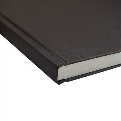 OXFORD šitý skicár A6 96k 100g čierny 4001526