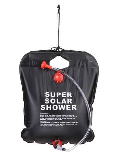 SOLÁRNA TURISTICKÁ SPRCHA PRE KEMPING PRENOSNÝ CAMPING SURVIVAL 20L AG242