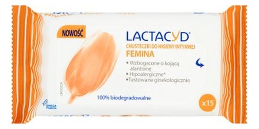 Lactacyd Utierky na intímnu hygienu 15 ks