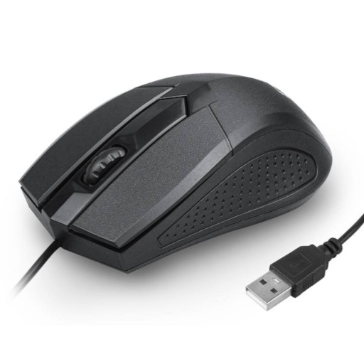 KÁBOVÁ KANCELÁRSKA MYŠ 800 DPI USB VÝKONNÁ