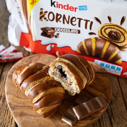Kinder KORNETTI čokoládové croissanty 6 x 42 g (252 g)