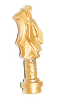 LEGO 36017 DRŽAŤ DRAČEJ HLAVY perleťovo zlatá NOVINKA (1g)
