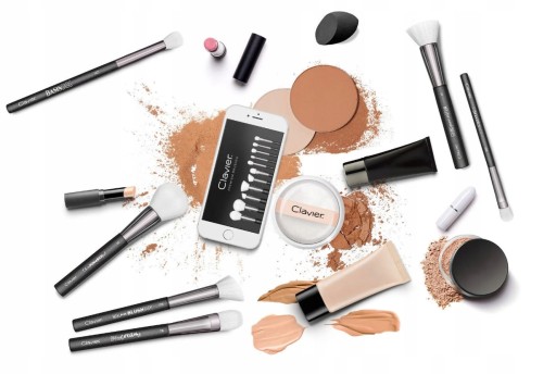 Štetec na make-up Clavier, syntetické štetiny