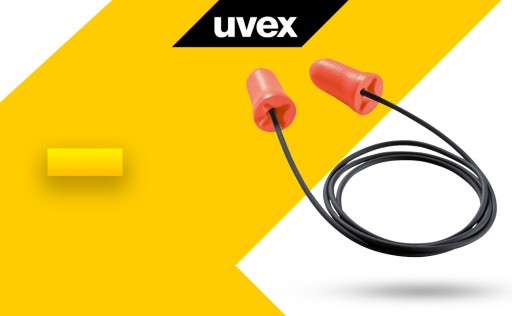 Zátkové chrániče sluchu uvex Com4-fit s žilou, 1 pár