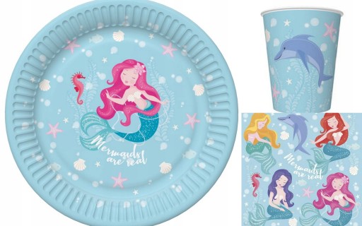 PAPIEROVÉ TANIERE ARIEL MERMAID SEA SVETOVÉ NARODENINY