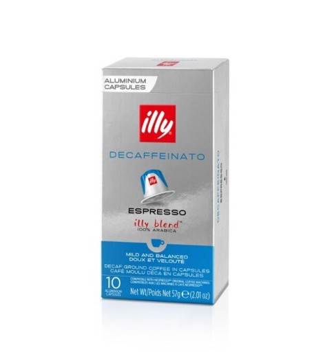Kapsule pre Nespresso illy Decaffeinato 10 ks.