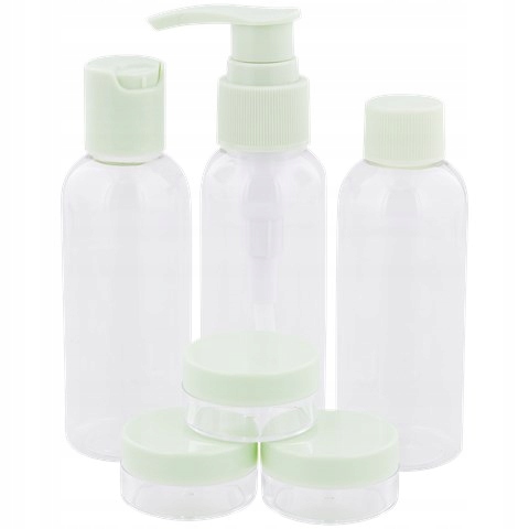 Cestovné obaly, praktická kozmetika, cestovné obaly do lietadla, zelené