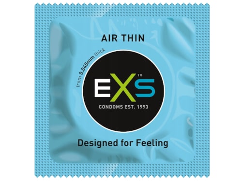 EXS AIR THIN 1ks ultra tenké a zvlhčené kondómy prirodzeného sexu