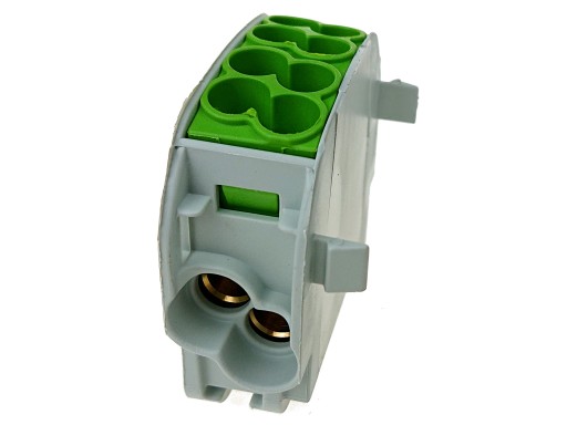 Distribučný blok Simet ZELENÝ 81503005 4x2,5-25mm